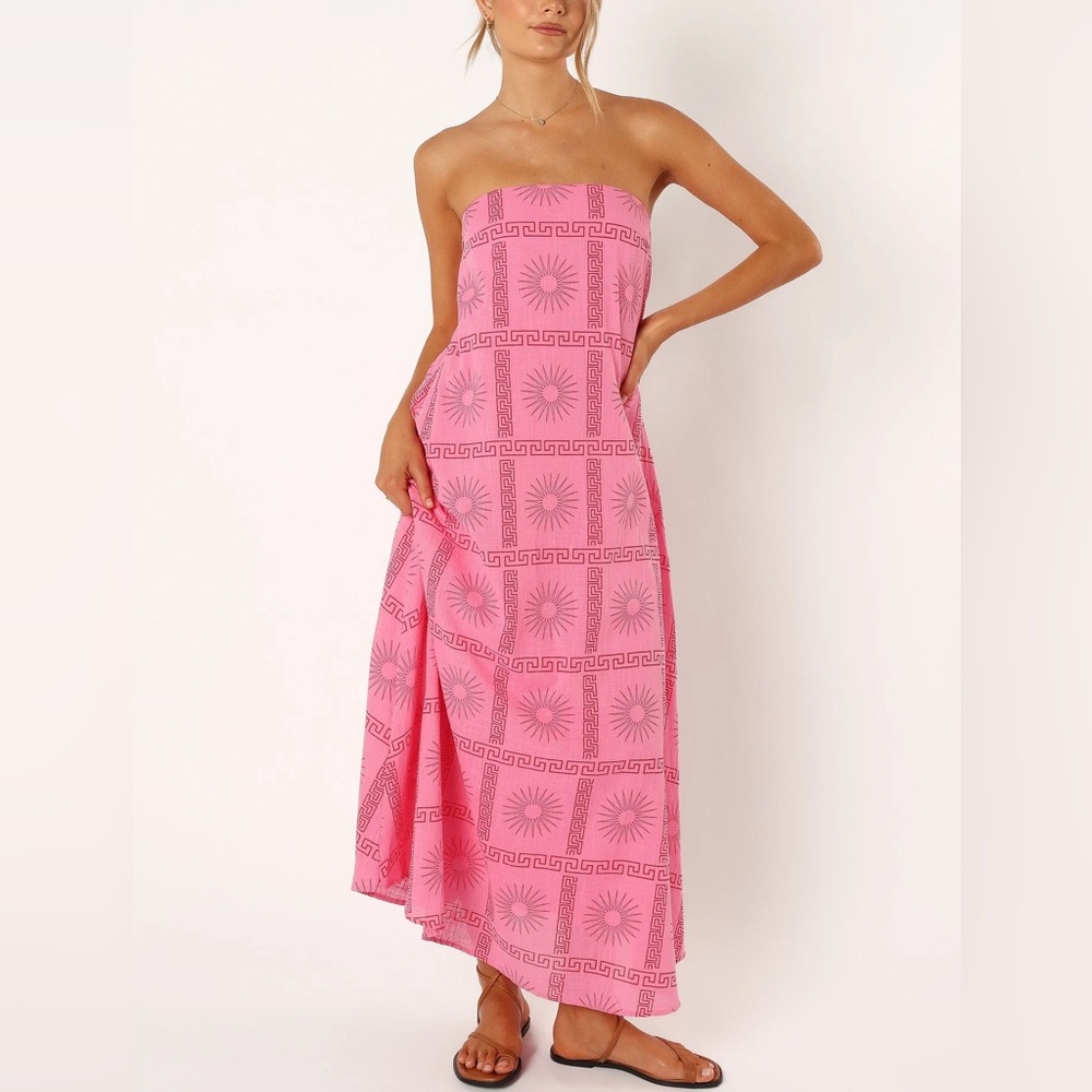 NWT Petal & Pup Pink Sun Print Dress 🌞 - Picture 2 of 5